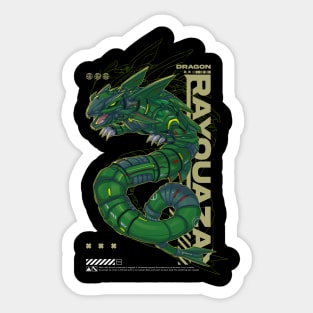 Mecha dragon rayqua Sticker